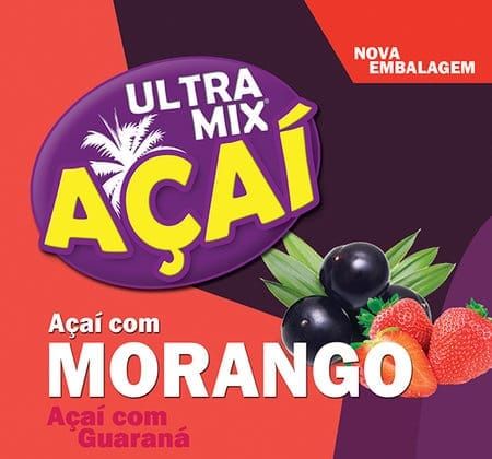 atacado cx10l morango ultra mix acai